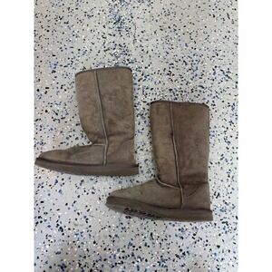 UGG Australia Classic Tall Boots Women's‎ Size 7 Gray Suede Sheepskin Lined